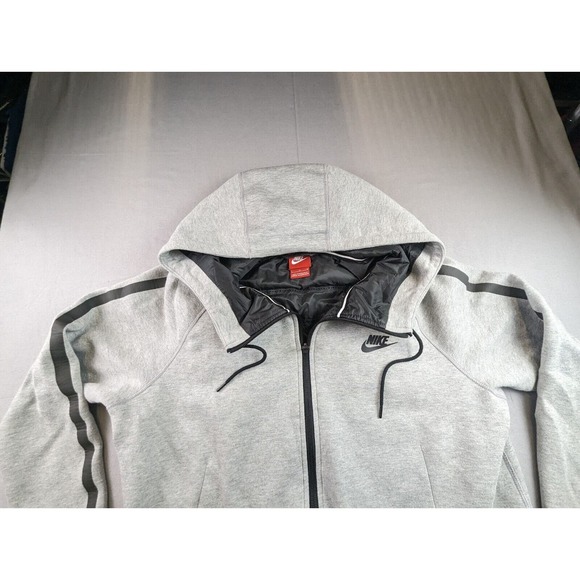 Nike Tech Women's Aeroloft Parka Goose Down Heather Gray Black Large (MSRP $250) - Picture 2 of 16
